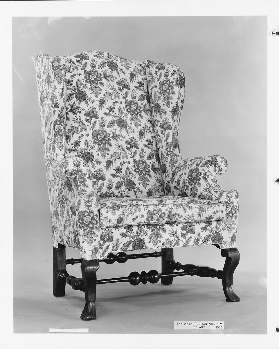 Easy chair, Black walnut, beech, soft maple, maple, American