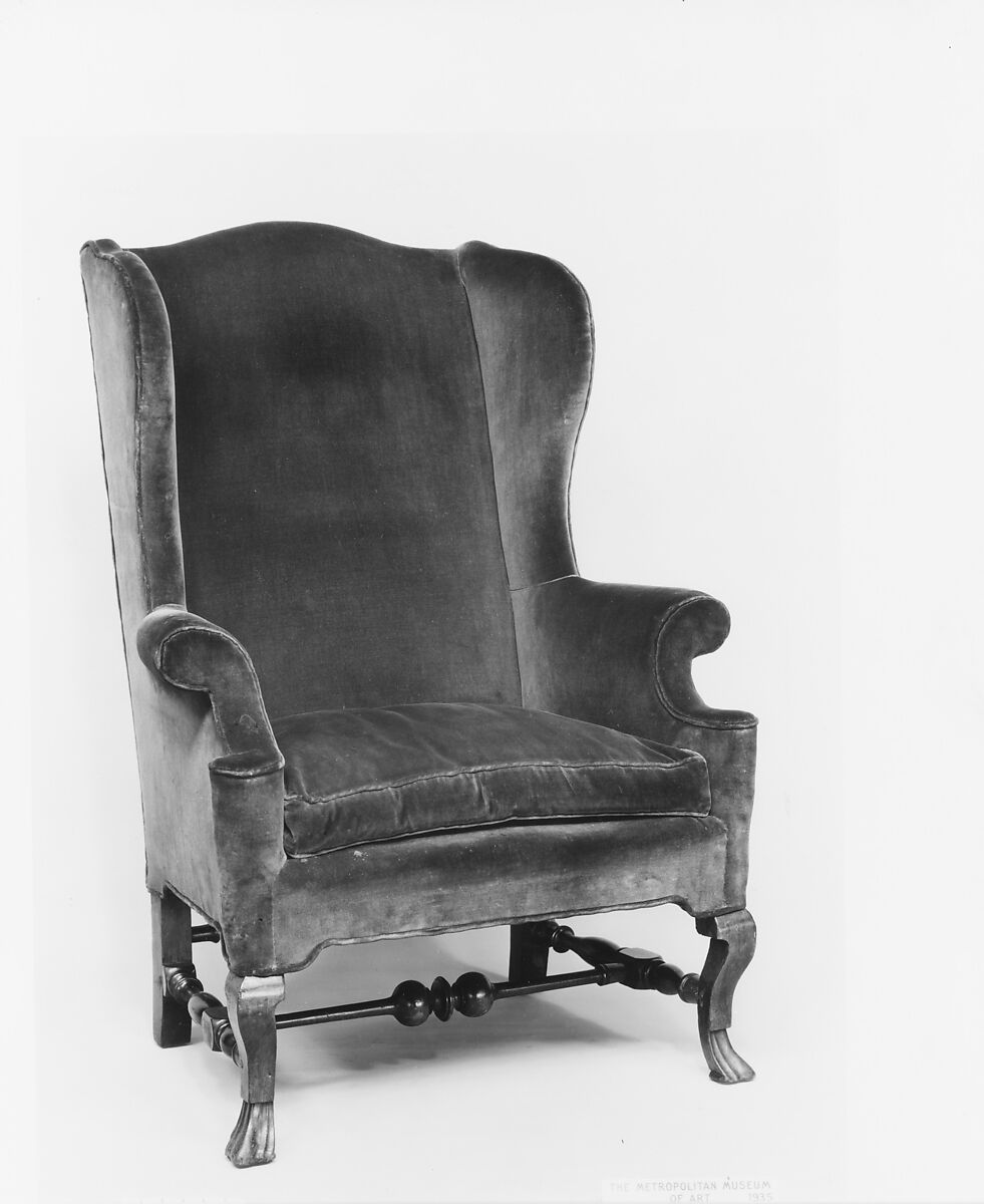 Easy chair, Black walnut, beech, soft maple, maple, American