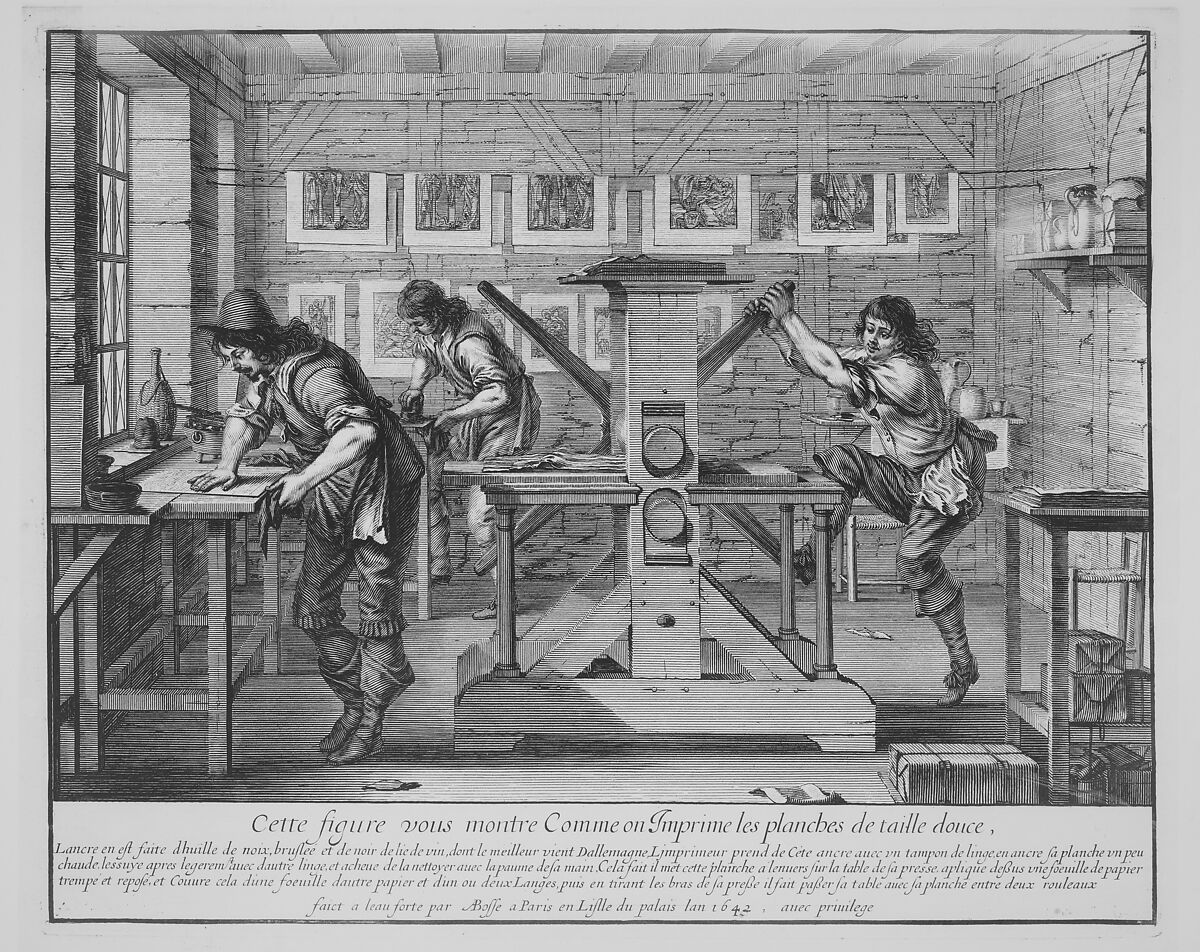 The Intaglio Printers, Abraham Bosse (French, Tours 1602/04–1676 Paris), Etching