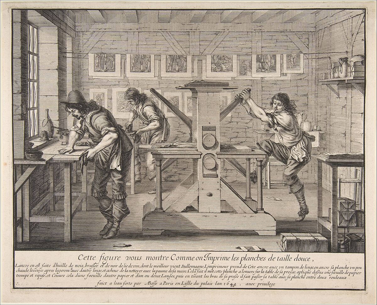 The Intaglio Printers, Abraham Bosse (French, Tours 1602/04–1676 Paris), Etching 