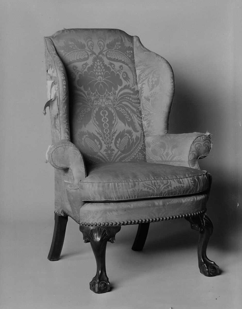 Easy Chair, Walnut, maple, pine, cedar, tulip poplar, American