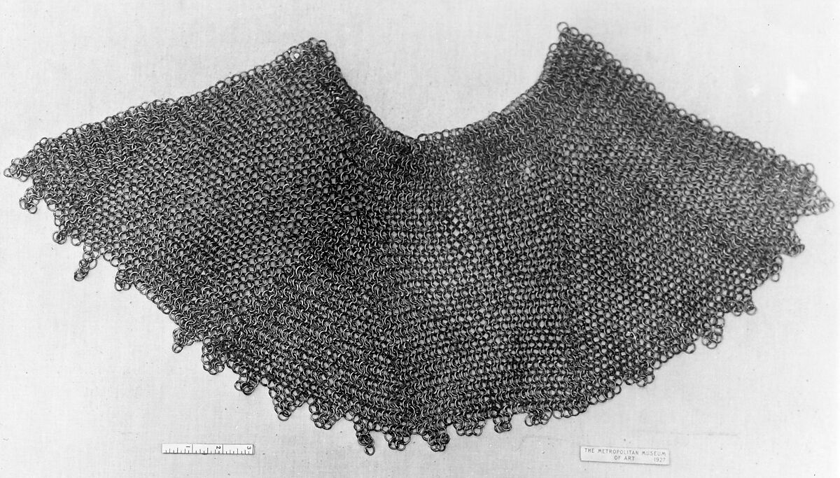 Collar of Mail, Steel, copper alloy (latten), iron, German 