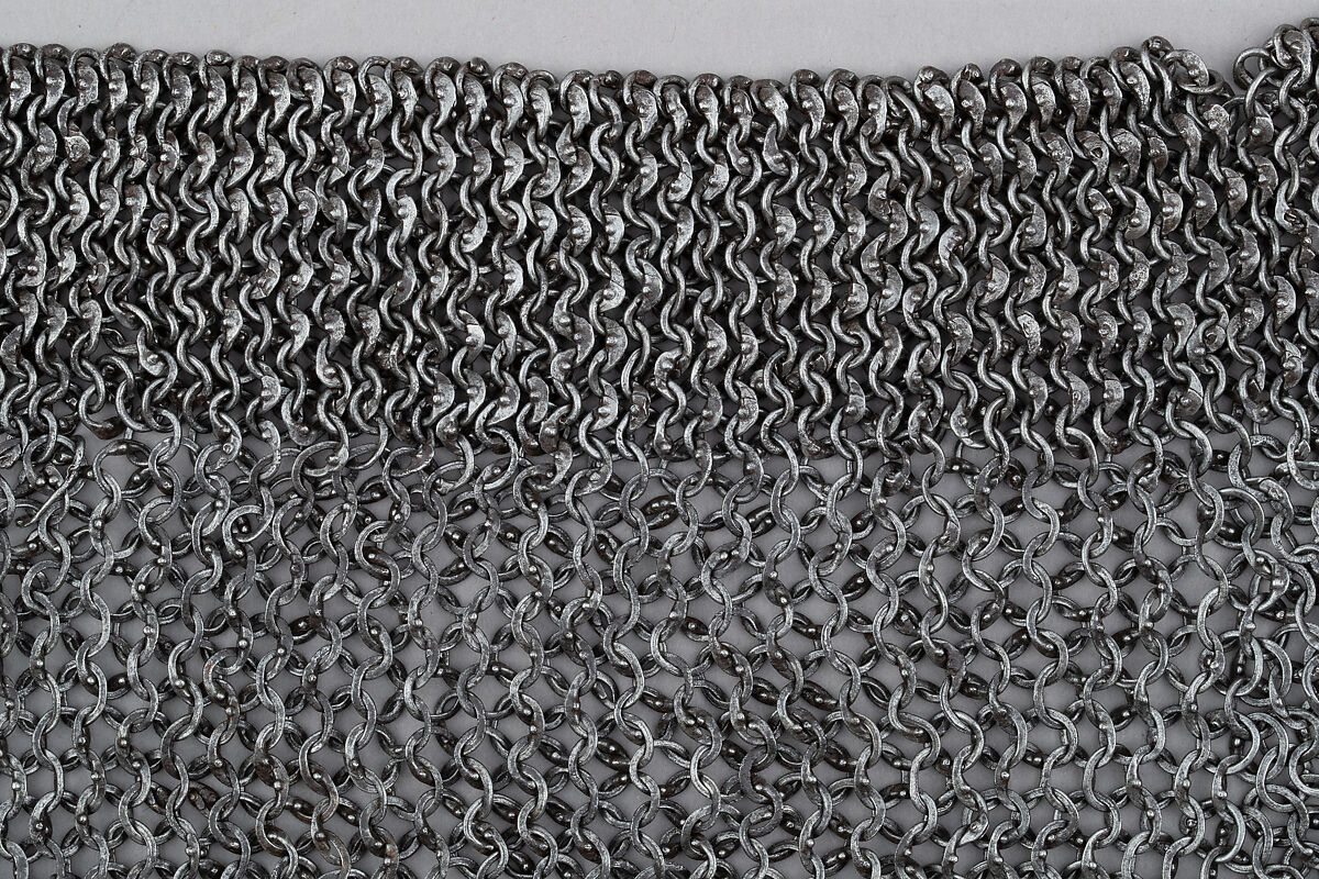 Collar of Mail, Steel, copper alloy (latten), iron, German