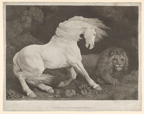 A Horse Affrighted at a Lion