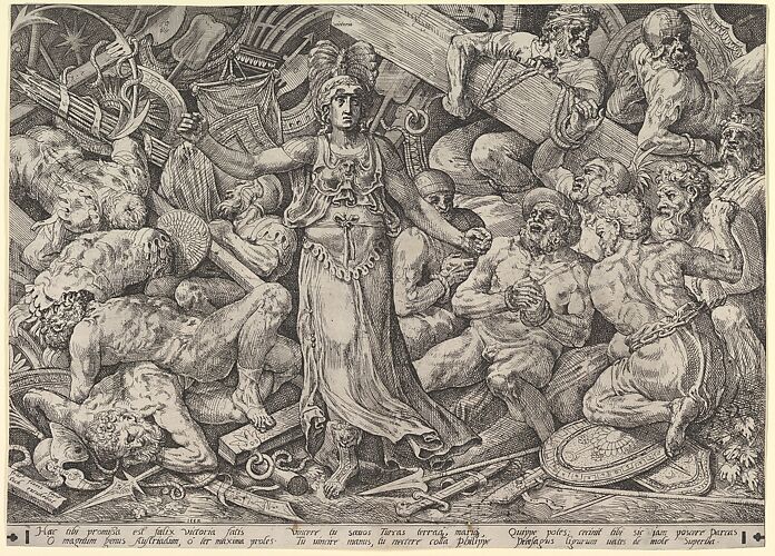 Victory Surrounded by Prisoners and Trophies
