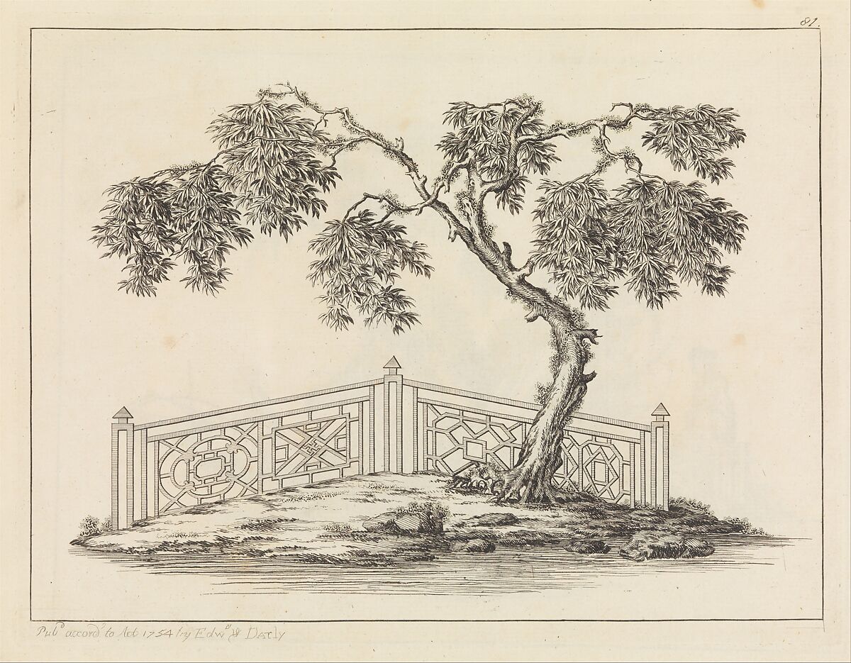 A New Book of Chinese Designs, Matthias Darly (British, ca. 1721–1780 London), Illustrations: etching, engraving, and photostat reproductions of 8 plates 