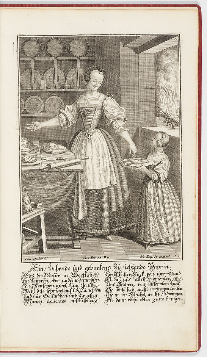 Jungfrauen Arbeit, Kunst, und Fleiss, Designed by Paul Decker the Younger (German, Nuremberg 1685–1742 Nuremberg), plates: engraving