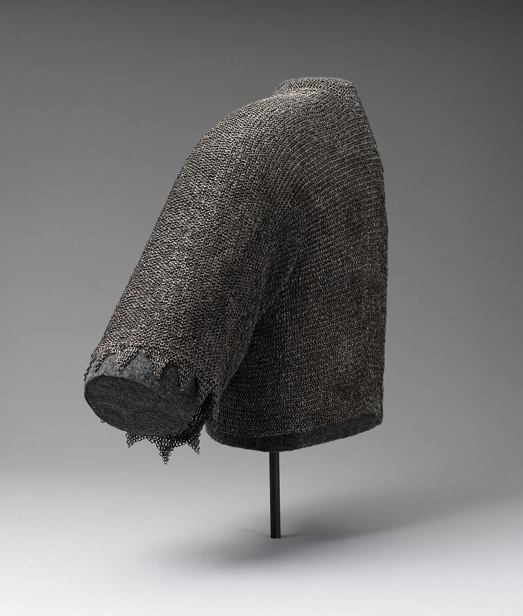 Sleeve of Mail, Steel, copper alloy, German, Saxony