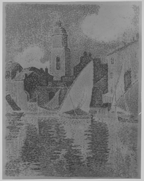 The Port, Saint-Tropez, Paul Signac (French, Paris 1863–1935 Paris), Color lithograph