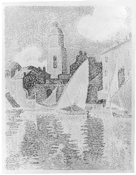 The Port, Saint-Tropez, Paul Signac (French, Paris 1863–1935 Paris), Color lithograph