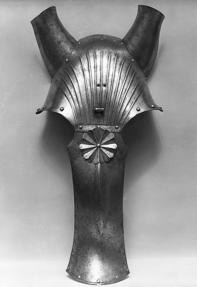 Shaffron (Horse's Head Defense), Steel, German 