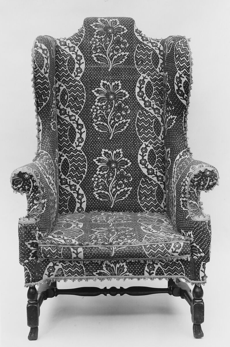 Easy chair, Soft maple, oak, black tupelo, American