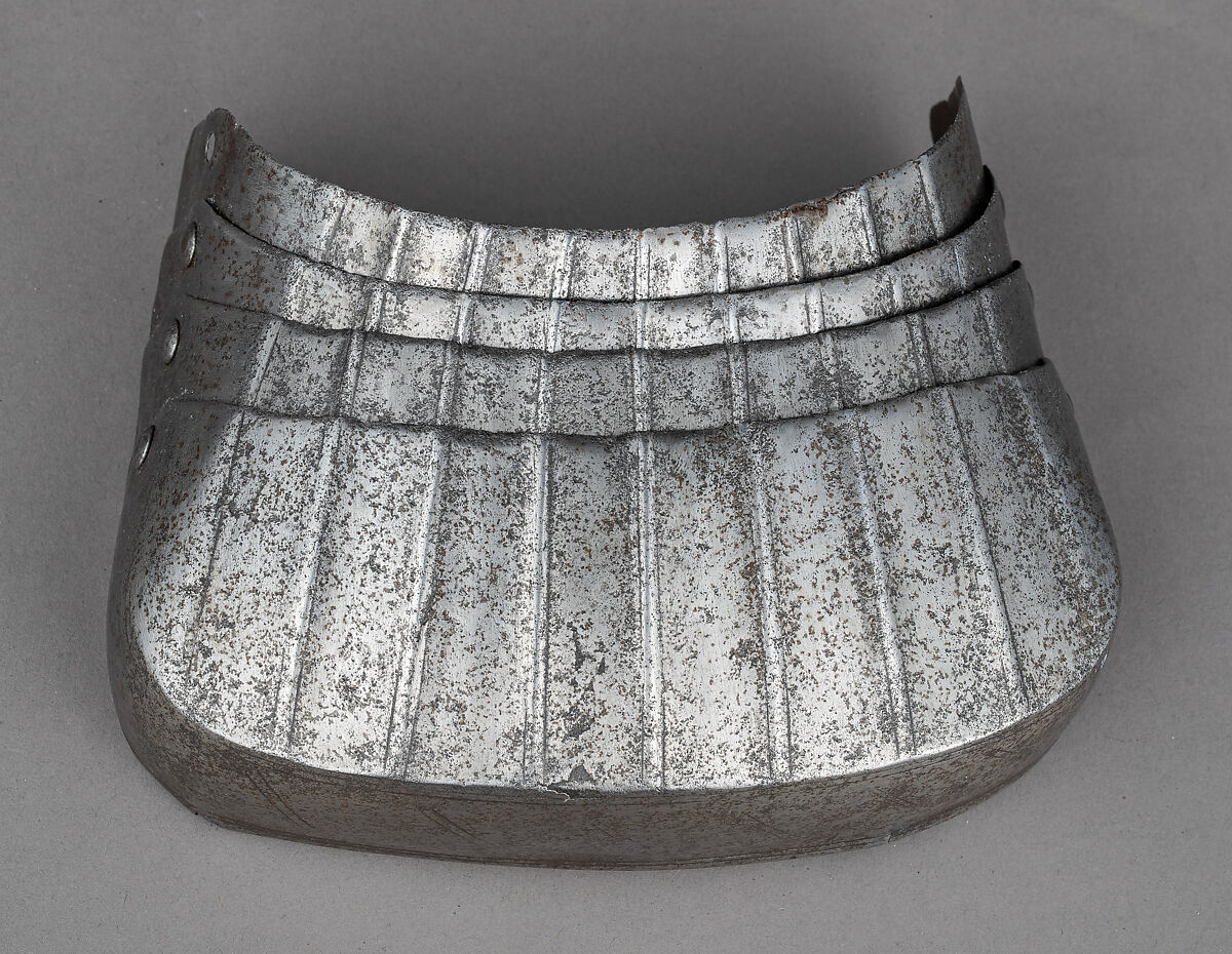 Toe Cap and Lames for a Right Foot Defense (Sabaton), Steel, German