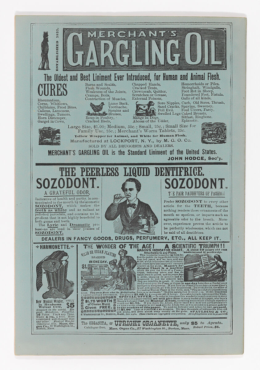 Catalogue of Domestic Fashions [trade catalogue], Domestic Sewing Machine Company (American, established 1869), Illustrations: wood engraving
