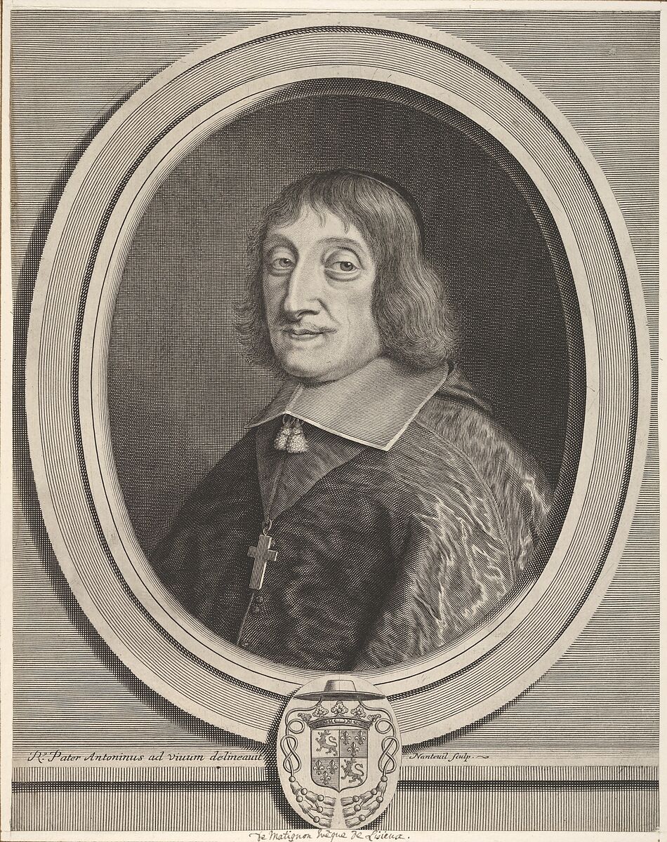Léonor Goyon de Matignon, Robert Nanteuil (French, Reims 1623–1678 Paris), Engraving; second state of three (Petitjean & Wickert) 