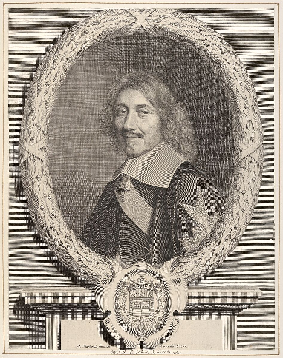 Chancelier Le Tellier, Robert Nanteuil (French, Reims 1623–1678 Paris), Engraving 