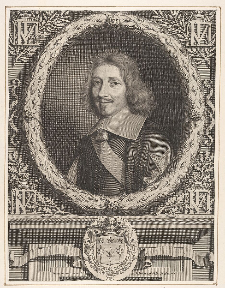 Chancelier Michel IV Le Tellier, Robert Nanteuil (French, Reims 1623–1678 Paris), Engraving; first state of three (Petitjean & Wickert) 