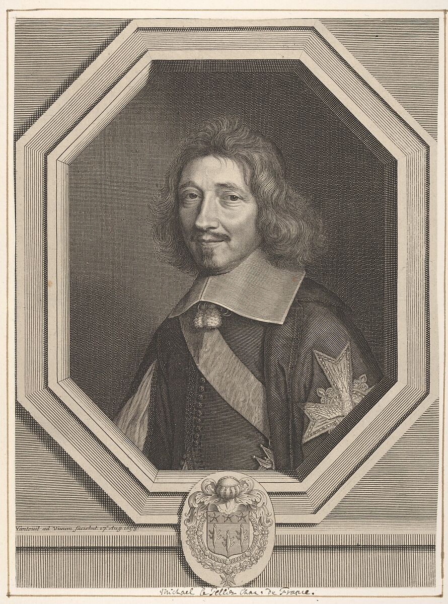 Chancelier Michel IV Le Tellier, Robert Nanteuil (French, Reims 1623–1678 Paris), Engraving 