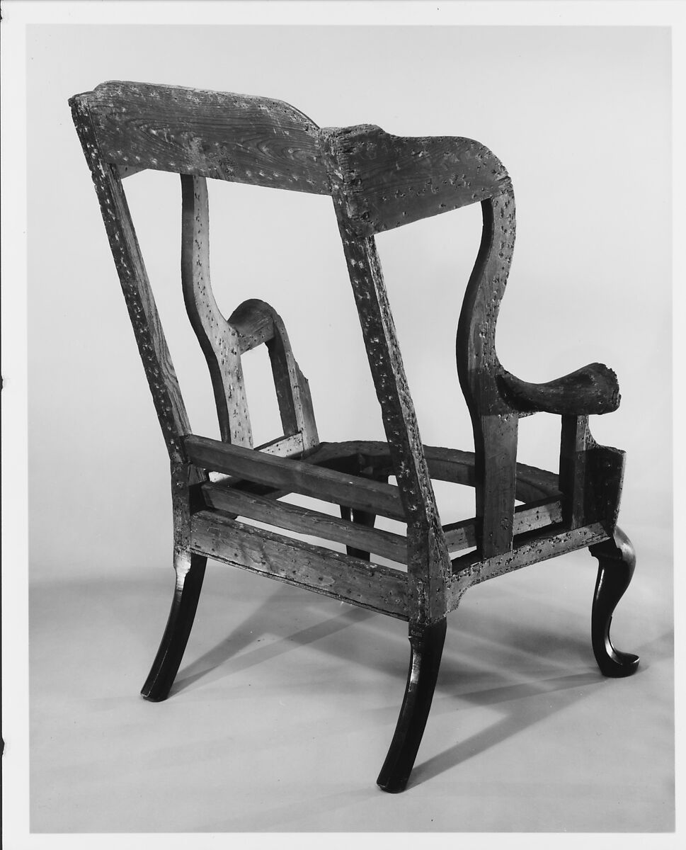 Easy Chair, Walnut, red oak, yellow pine, ash, maple, tulip poplar, American