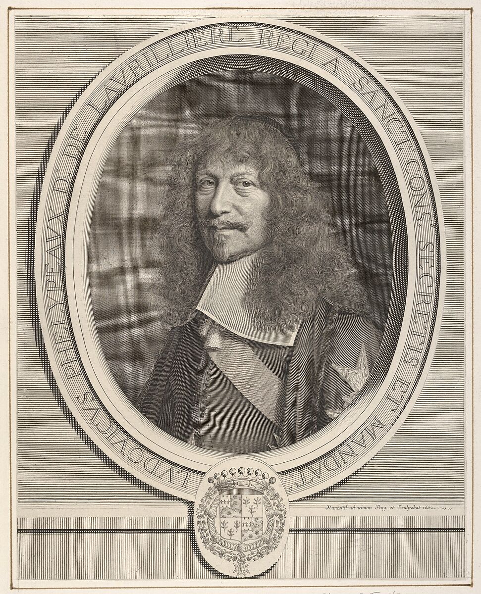 Louis-Phélypeaux de La Vrillière, Robert Nanteuil (French, Reims 1623–1678 Paris), Engraving 