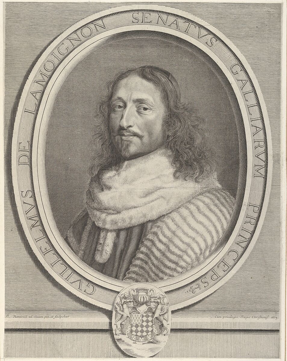 Guillaume de Lamoignon, Robert Nanteuil (French, Reims 1623–1678 Paris), Engraving 