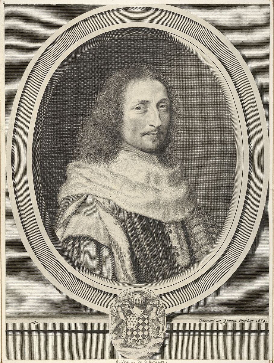 Guillaume de Lamoignon, Robert Nanteuil (French, Reims 1623–1678 Paris), Engraving; first state of two (Petitjean & Wickert) 