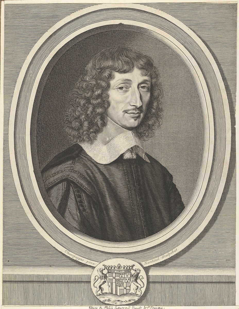 Henri de Guénégaud, Robert Nanteuil (French, Reims 1623–1678 Paris), Engraving; second state of two (Petitjean & Wickert) 