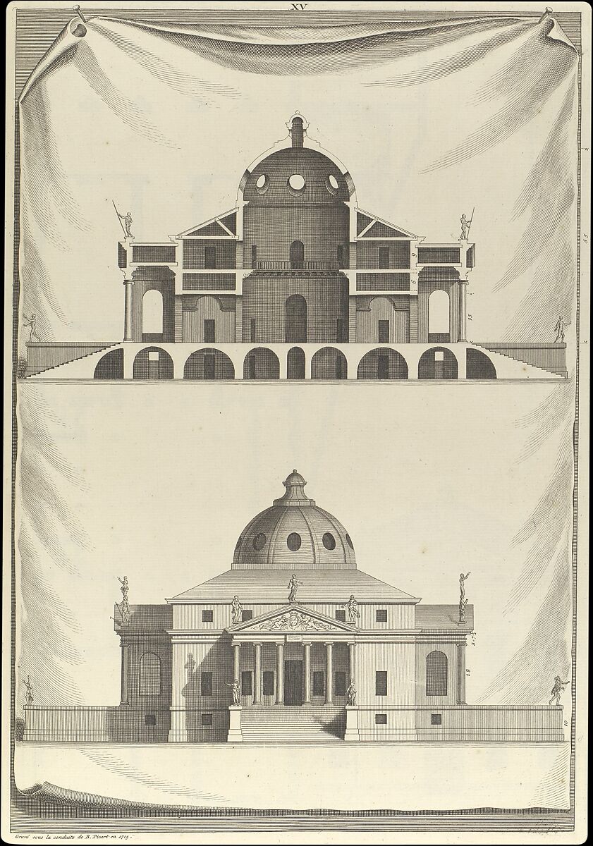 The Architecture of A. Palladio in Four Books containing a Short Treatise on the Five Orders (L'Architecture de A. Palladio en quatre livres... / Il quattro libri dell'architettura), Andrea Palladio (Italian, Padua 1508–1580 Vicenza), Illustrations: etching and engraving 