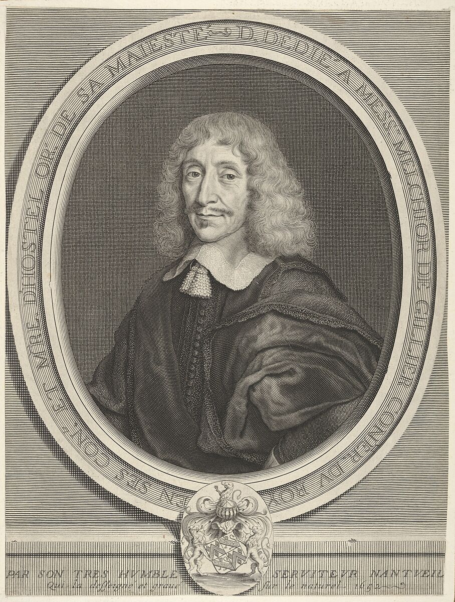Melchior de Gillier, Robert Nanteuil (French, Reims 1623–1678 Paris), Engraving 