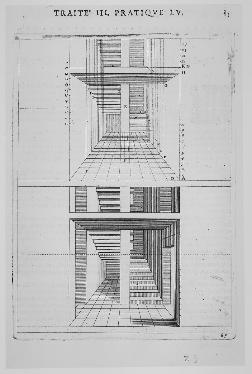 La Perspective Pratique. Seconde Edition. Part I, II, and III, Written by Jean DuBreuil (French, 1602–1670)