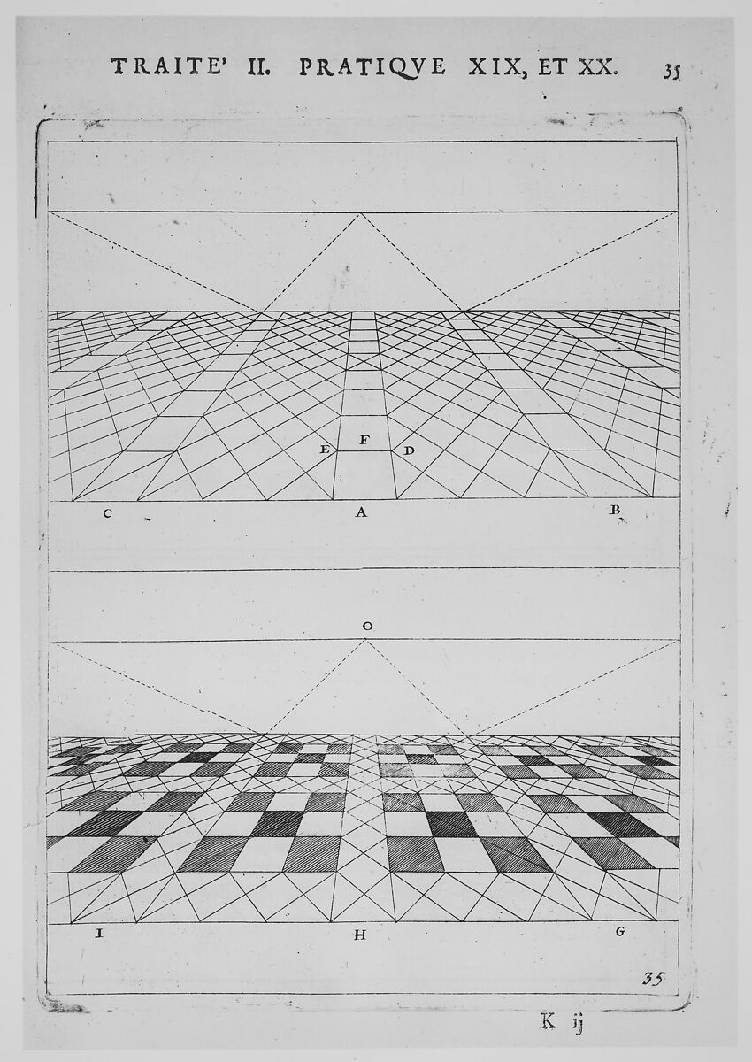 La Perspective Pratique. Seconde Edition. Part I, II, and III, Written by Jean DuBreuil (French, 1602–1670)