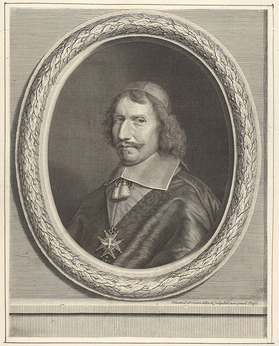 Cardinal Antonio Barberini, Robert Nanteuil (French, Reims 1623–1678 Paris), Engraving 