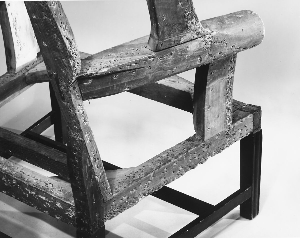 Easy Chair, Black cherry, yellow pine, yellow poplar, basswood, pine, American