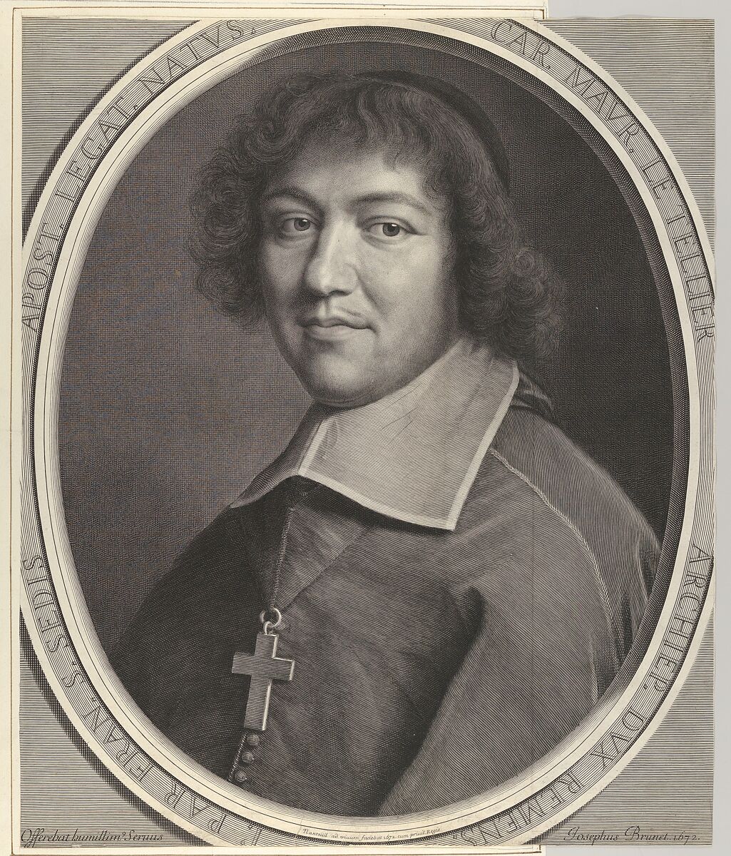 Charles-Maurice Le Tellier, Robert Nanteuil (French, Reims 1623–1678 Paris), Engraving 