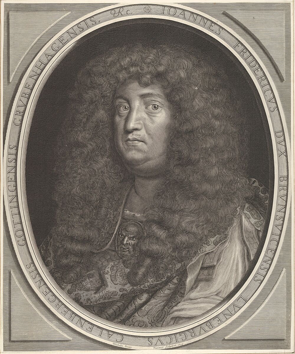 Jean-Frédéric de Brunswick-Lunebourg, Robert Nanteuil (French, Reims 1623–1678 Paris), Engraving 