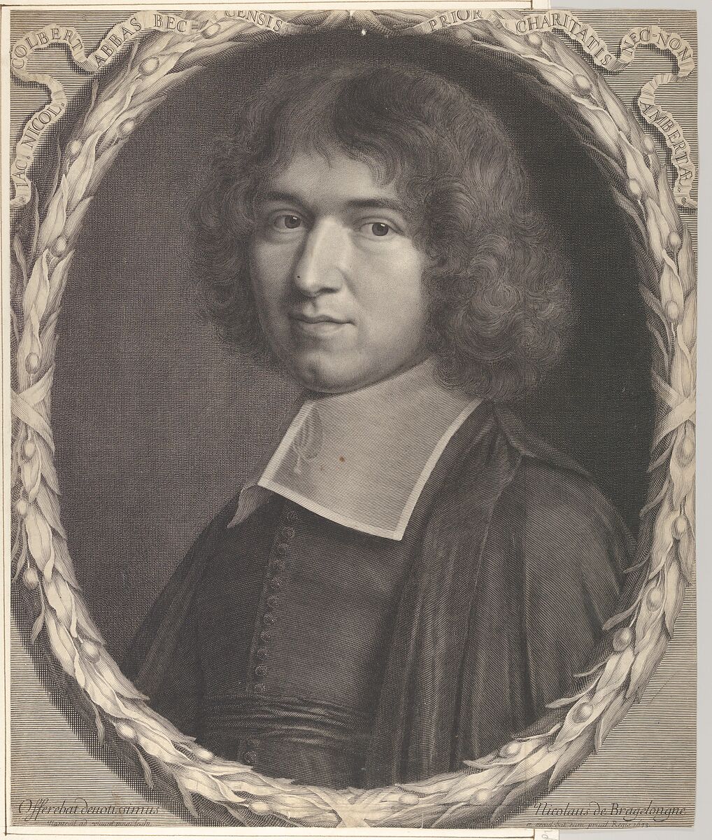Jacques-Nicolas Colbert, Robert Nanteuil (French, Reims 1623–1678 Paris), Engraving; first state of two (Petitjean & Wickert) 