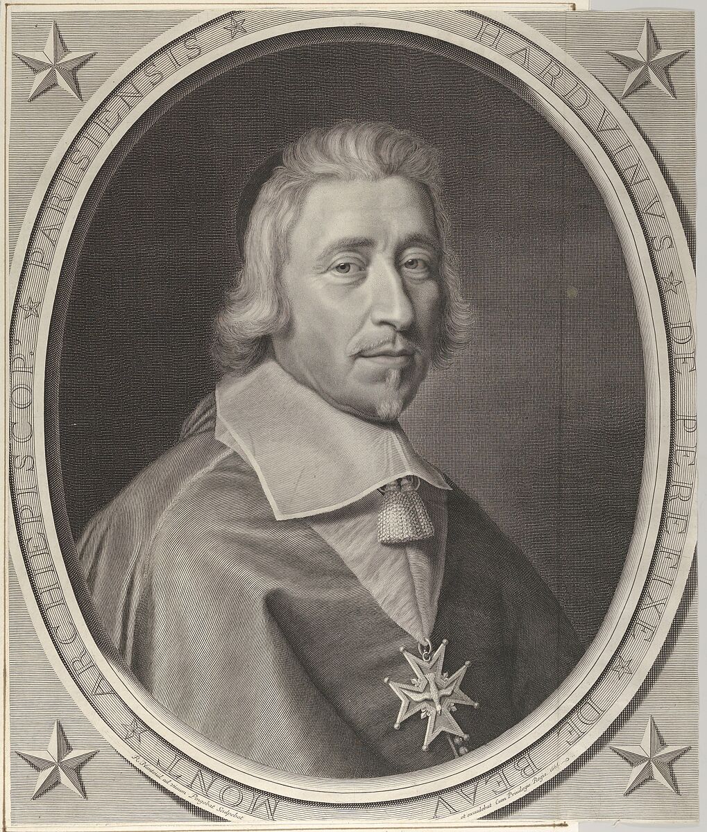 Hardouin de Beaumont de Péréfixe, Robert Nanteuil (French, Reims 1623–1678 Paris), Engraving 