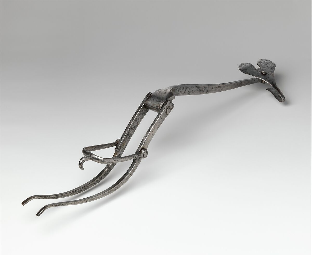Crossbow with Spanning Lever, Steel, wood (fruitwood, probably pear), staghorn, copper alloy, hemp, crossbow, Spanish, possibly Madrid; lever, probably Spanish