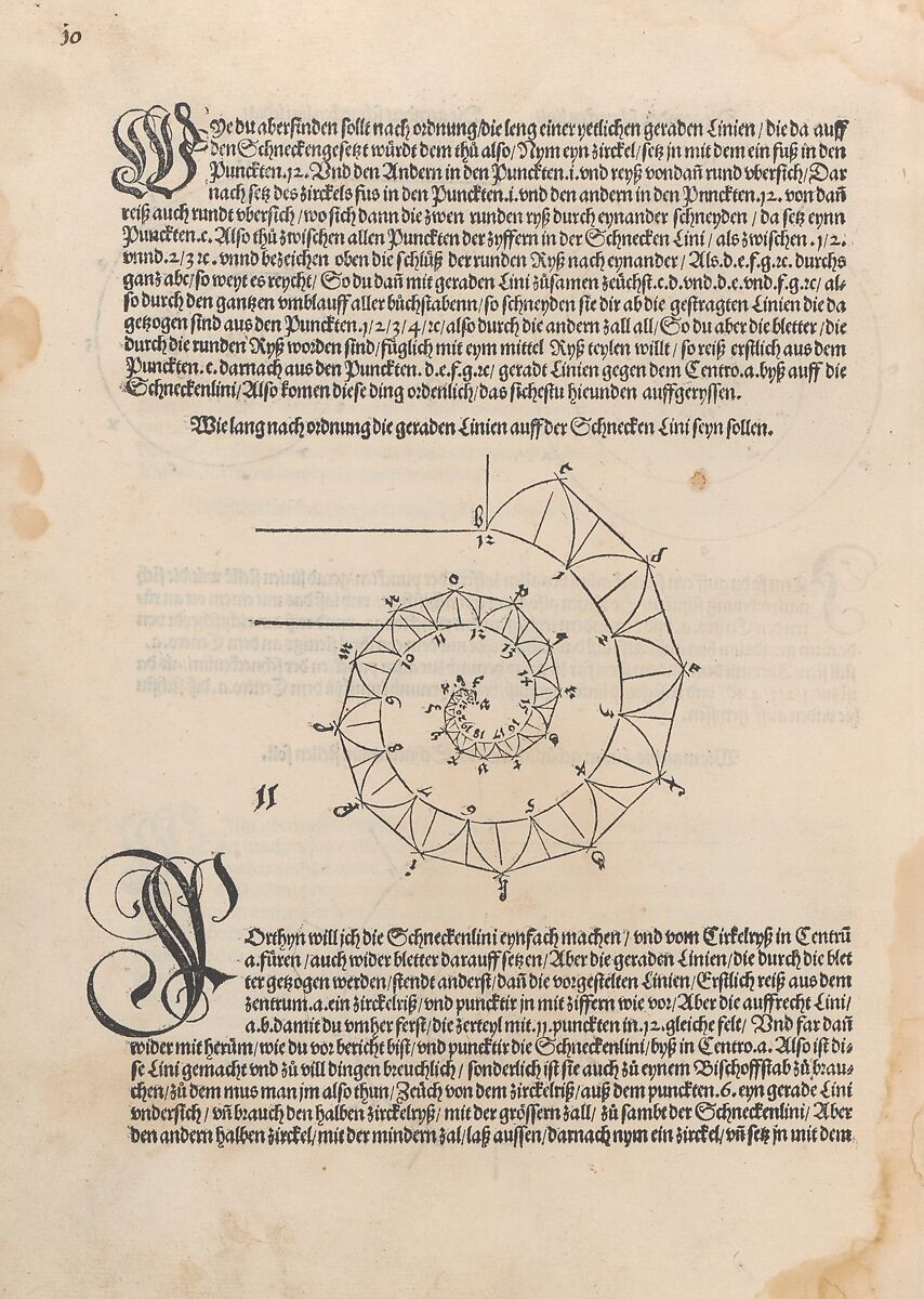 Underweysung der messung mit dem zirckel un richt scheyt, Albrecht Dürer (German, Nuremberg 1471–1528 Nuremberg), Woodcut 