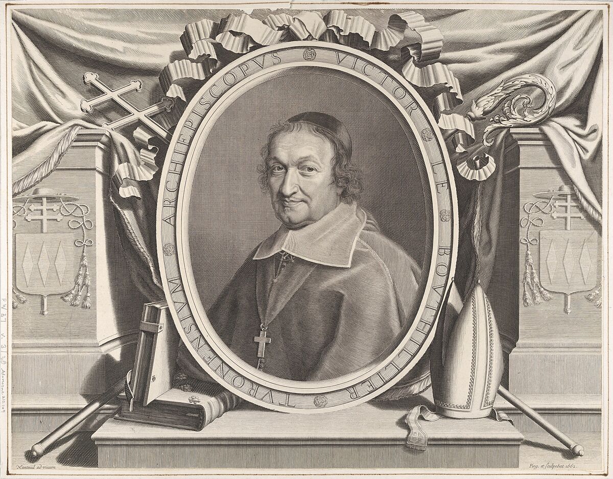 Victor Bouthillier, Robert Nanteuil (French, Reims 1623–1678 Paris), Engraving 