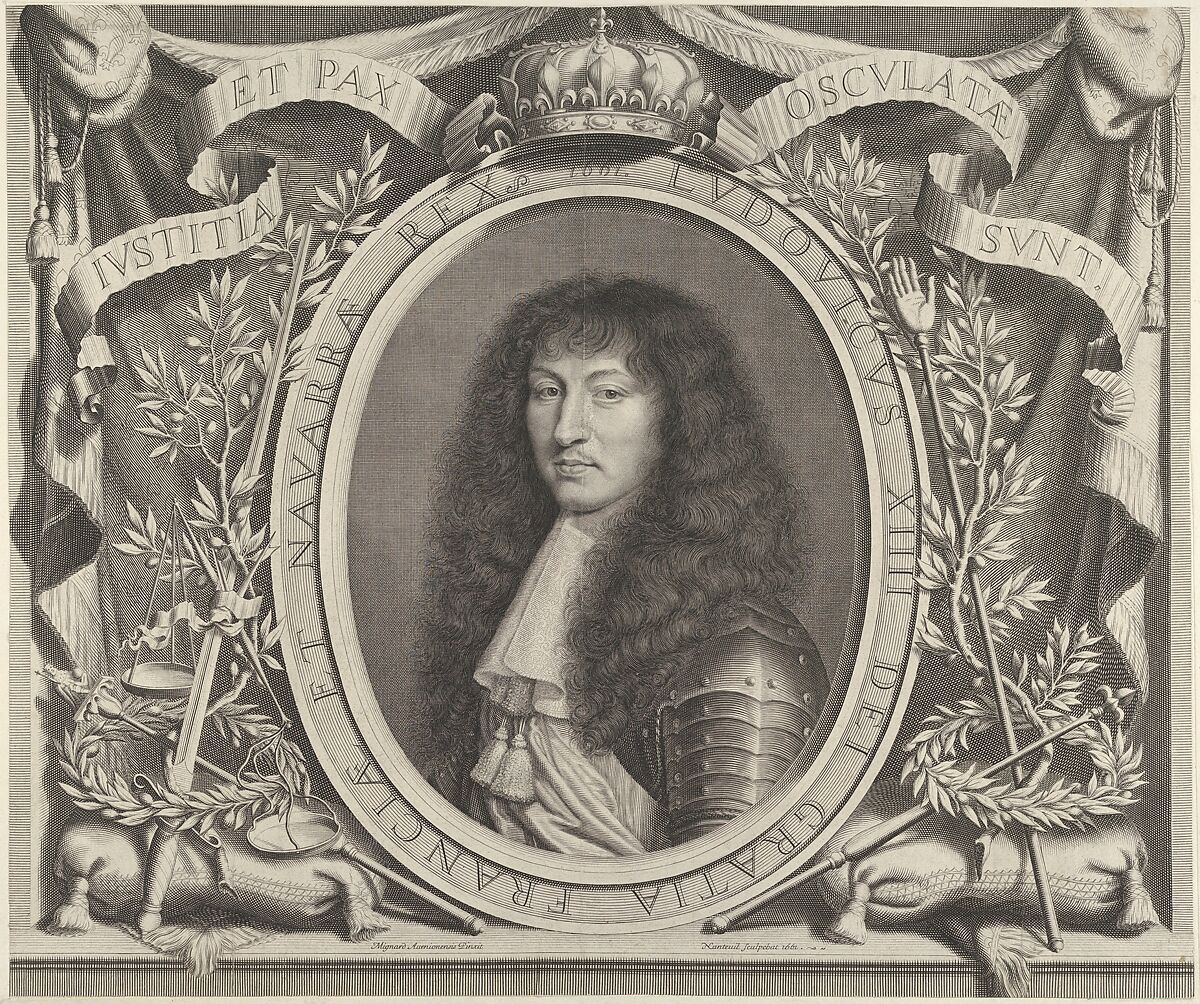 Louis XIV, Robert Nanteuil (French, Reims 1623–1678 Paris), Engraving; third state of three (Petitjean & Wickert) 