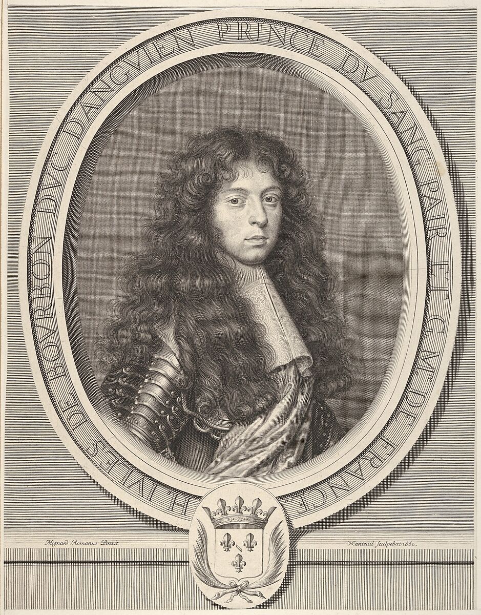 Henri-Jules de Bourdon, duc d'Enghien, Robert Nanteuil (French, Reims 1623–1678 Paris), Engraving; second state of two (Petitjean & Wickert) 