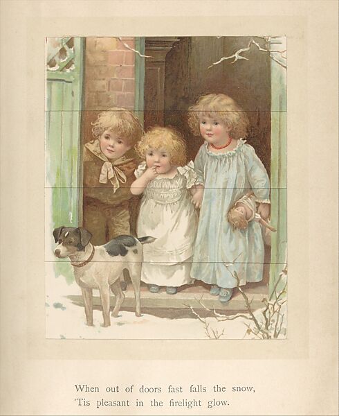 Come and Go. A Book of Changing Pictures, Verses by Frederic Edward Weatherly (British, 1849–1929), Illustrations: color lithographs and commercial process prints 