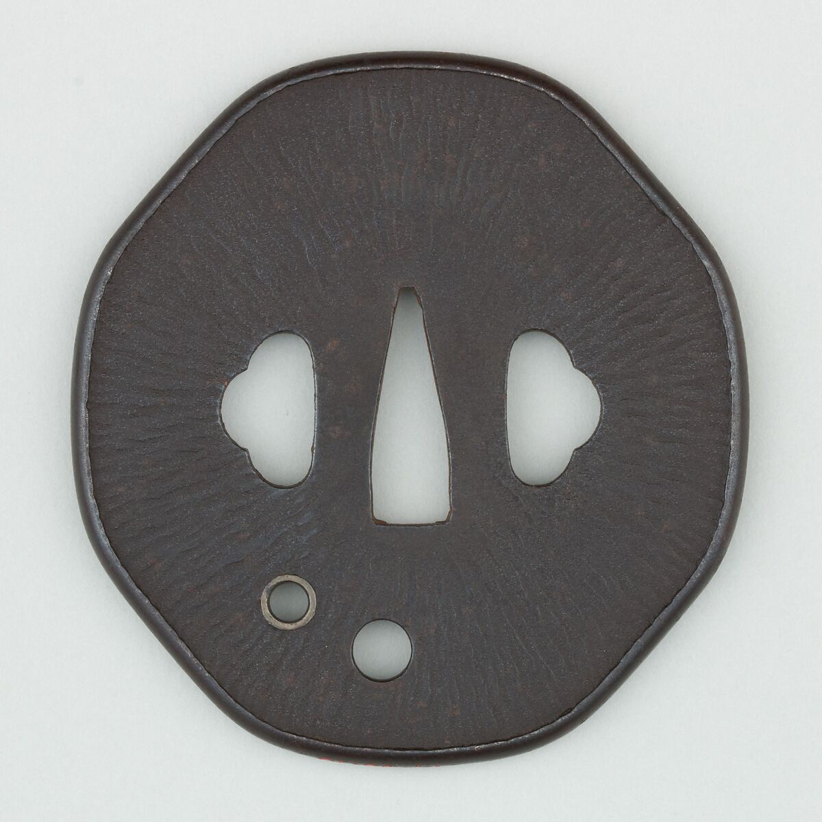 Sword Guard (<i>Tsuba</i>), Iron, copper, Japanese