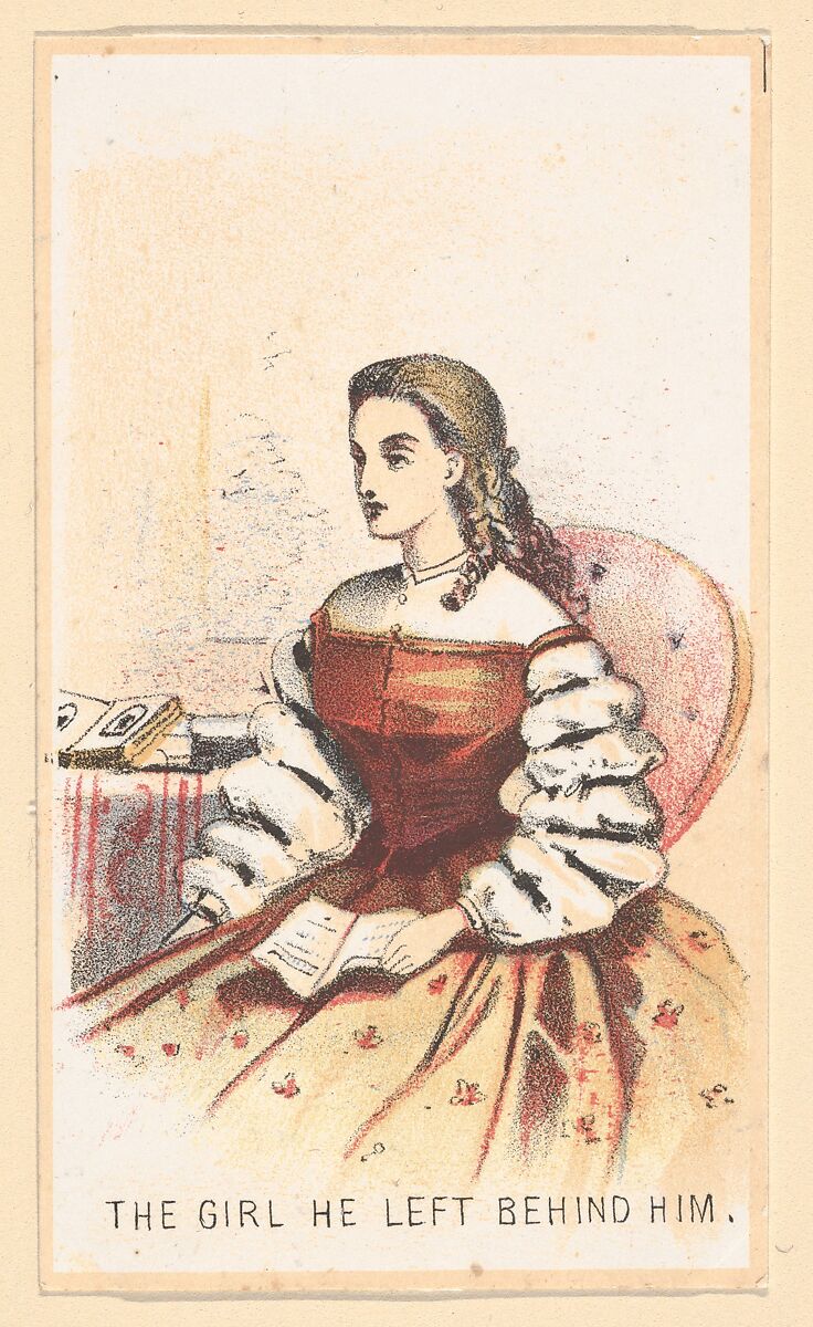 Life in Camp, Part 2: In the Trenches; Good Bye; Fording; Extra Ration; The Field Barber; The Girl He Left Behind Him; Drummer; A Deserter; Home on Furlough; The Rifle Pit; Teamster; Our Special, After Winslow Homer (American, Boston, Massachusetts 1836–1910 Prouts Neck, Maine), Color lithograph