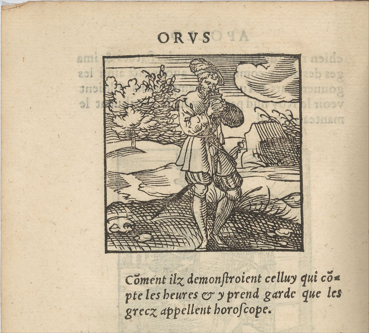 Orus Apollo de Aegypte, Jacques Kerver  , Paris, Woodcut