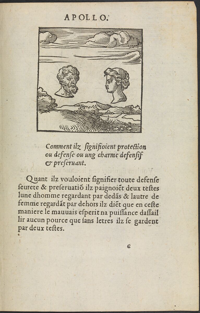 Orus Apollo de Aegypte, Jacques Kerver  , Paris, Woodcut