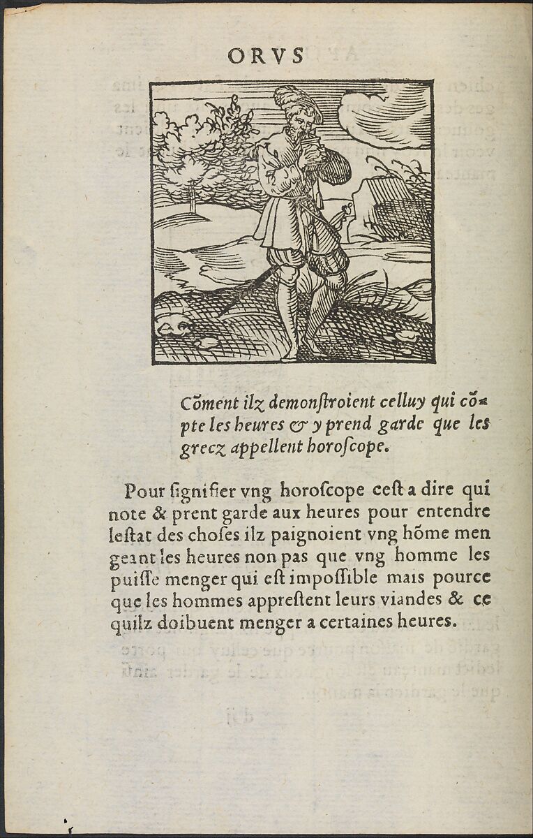 Orus Apollo de Aegypte, Jacques Kerver  , Paris, Woodcut