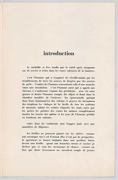 Histoire Naturelle, Designed by Max Ernst (French (born Germany), Brühl 1891–1976 Paris)