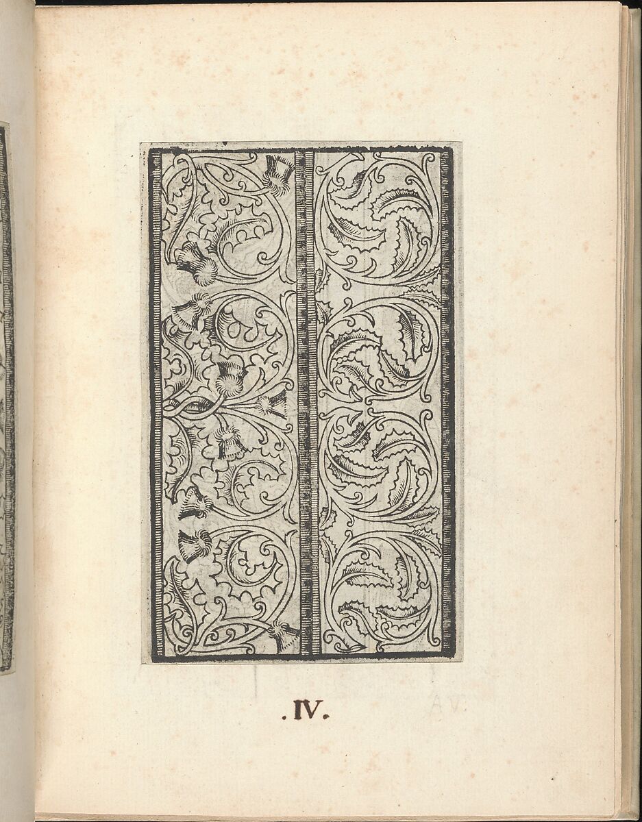 Esemplario di lavori, Nicolò Zoppino (Italian, Ferrara 1478/80–1544 Venice)  , Venice, Woodcut (pages inlaid, modern vellum binding)